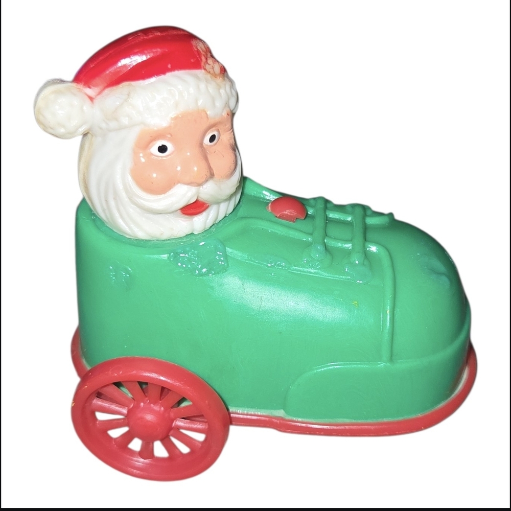 Vintage Santa Claus On Wheels